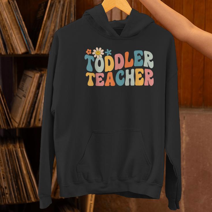 Groovy Toddler Teacher Appreciation Back To School Women's Hoodie, Groovy Teacher Hoodies, gift for family, gift for coworker Groovy Toddler Teacher Appreciation Back To School Women's Hoodie, Groovy Teacher Hoodies, gift for family, gift for coworker