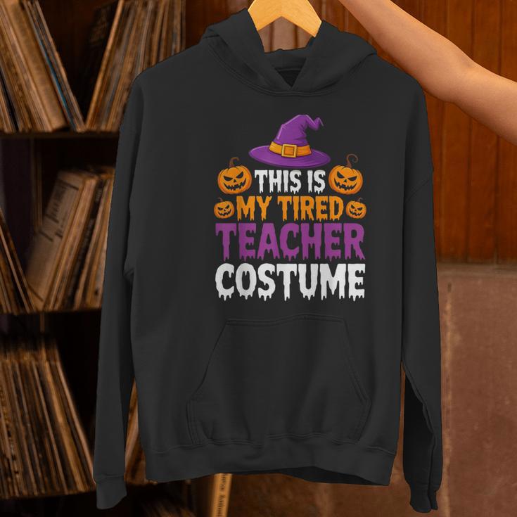 Halloween Costumes For Teachers Tired Teacher Costume Tee Women's Hoodie, gift for family, gift for coworker