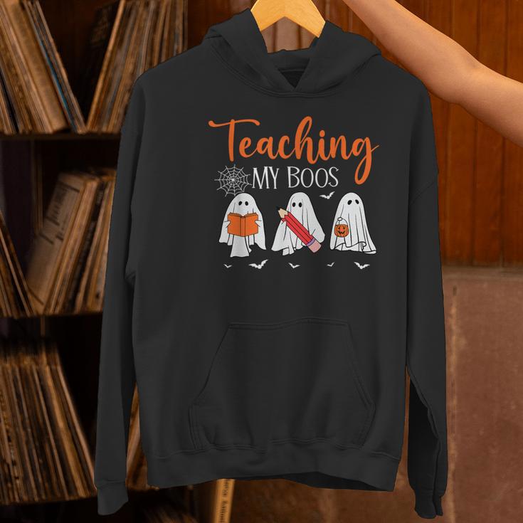 Halloween Ghost Teachers Teaching My Boos Costume Women Men Women's Hoodie, gift for family, gift for coworker Halloween Ghost Teachers Teaching My Boos Costume Women Men Women's Hoodie, gift for family, gift for coworker
