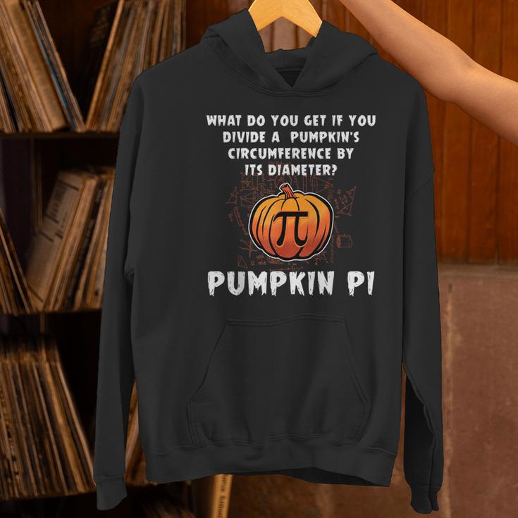 Halloween Pumpkin Pi Math Geometry Teachers Students For Men Women Kids Women's Hoodie, gift for family, gift for coworker