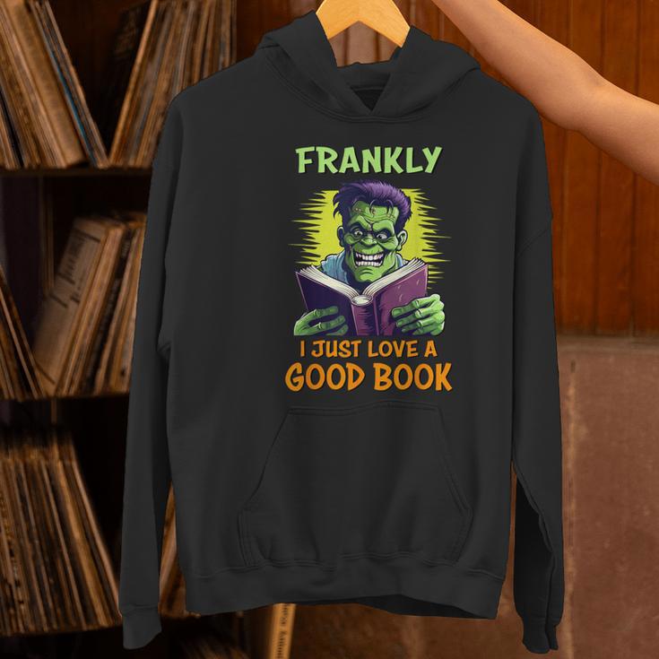 Halloween Teacher Librarian Frankenstein Reading Books Women's Hoodie, gift for family, gift for coworker Halloween Teacher Librarian Frankenstein Reading Books Women's Hoodie, gift for family, gift for coworker