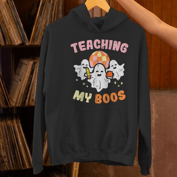 Halloween Teacher Teaching My Boos Costume Teacher Men Women Women's Hoodie, gift for family, gift for coworker