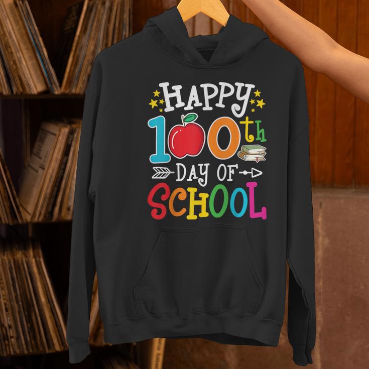 Happy 100th Day Of School Teachers 100 Days Of School Kids Women's Hoodie, gift for family, gift for coworker Happy 100th Day Of School Teachers 100 Days Of School Kids Women's Hoodie, gift for family, gift for coworker