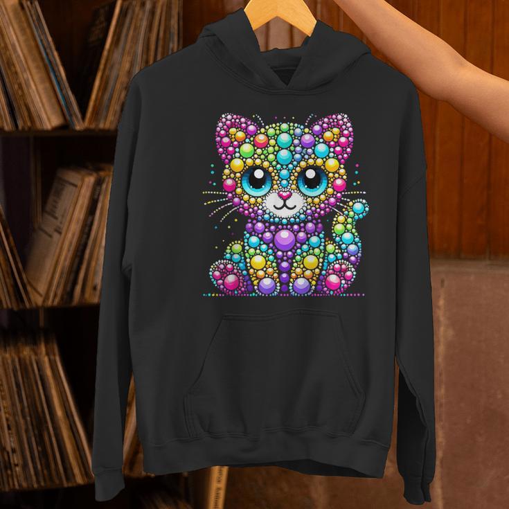 Happy Dot Day Colorful Polka Dot Cat Kitten Teachers Kids Women's Hoodie, gift for family, gift for coworker Happy Dot Day Colorful Polka Dot Cat Kitten Teachers Kids Women's Hoodie, gift for family, gift for coworker