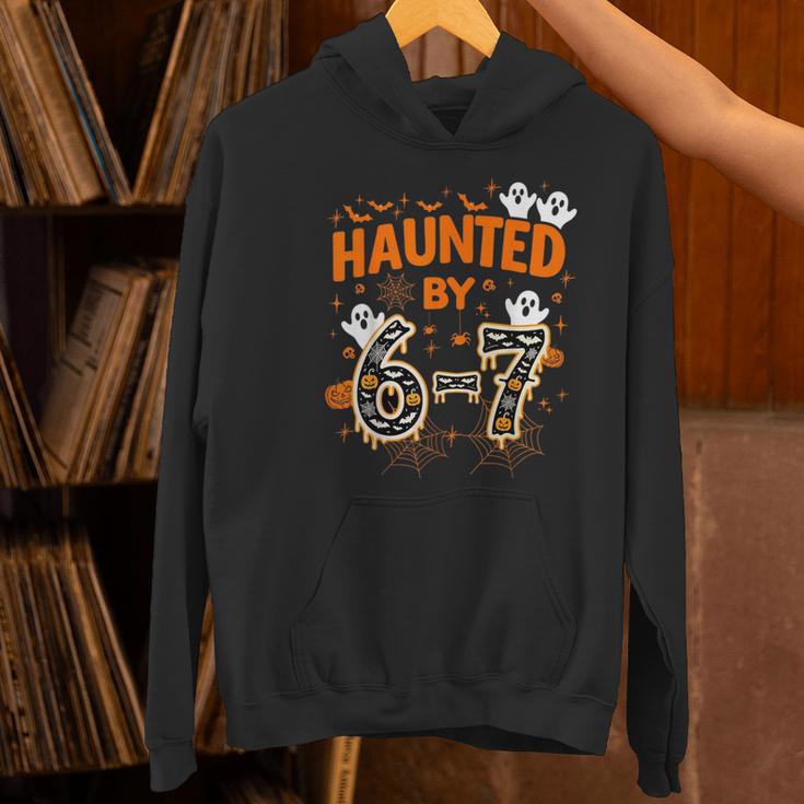 Haunted By 6-7 Halloween Math Teacher Joke Women's Hoodie, gift for family, gift for coworker Haunted By 6-7 Halloween Math Teacher Joke Women's Hoodie, gift for family, gift for coworker