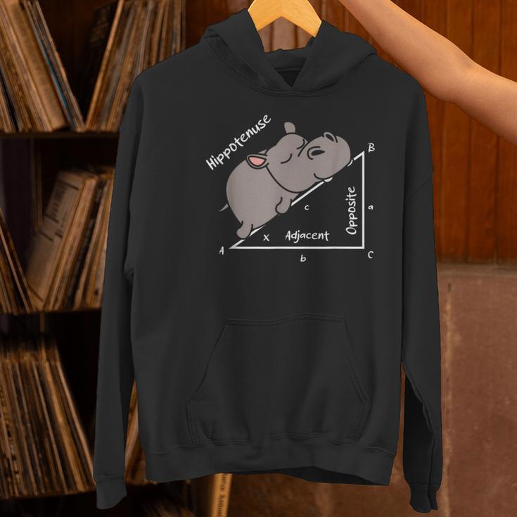 Hippotenuse Hippo Angle Function Hypotenuse Math Teacher Women's Hoodie, gift for family, gift for coworker Hippotenuse Hippo Angle Function Hypotenuse Math Teacher Women's Hoodie, gift for family, gift for coworker