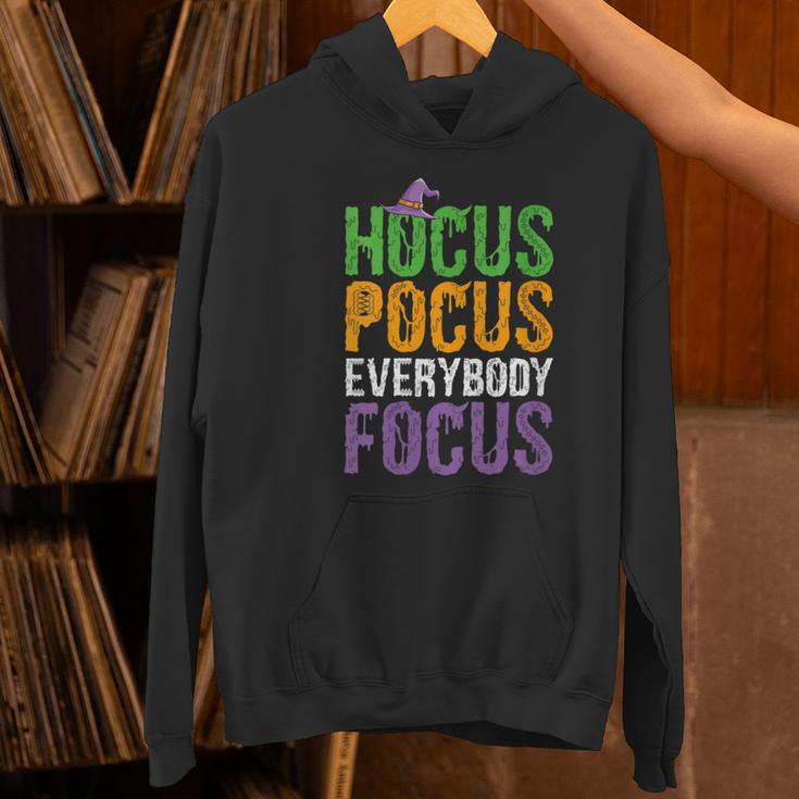 Hocus Pocus Everybody Focus Teacher Halloween Women's Hoodie, gift for family, gift for coworker Hocus Pocus Everybody Focus Teacher Halloween Women's Hoodie, gift for family, gift for coworker