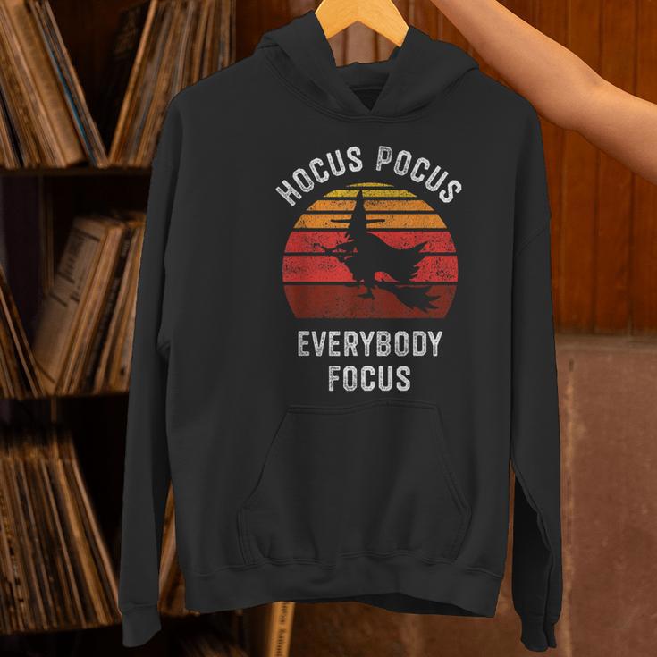 Hocus Pocus Everybody Focus Witch Halloween Teacher Women Women's Hoodie, gift for family, gift for coworker Hocus Pocus Everybody Focus Witch Halloween Teacher Women Women's Hoodie, gift for family, gift for coworker