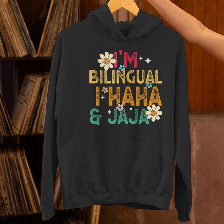 I’m Bilingual I Haha And Jaja Spanish Teacher Bilingual For Men Women Girls Kids Women's Hoodie, gift for family, gift for coworker I’m Bilingual I Haha And Jaja Spanish Teacher Bilingual For Men Women Girls Kids Women's Hoodie, gift for family, gift for coworker