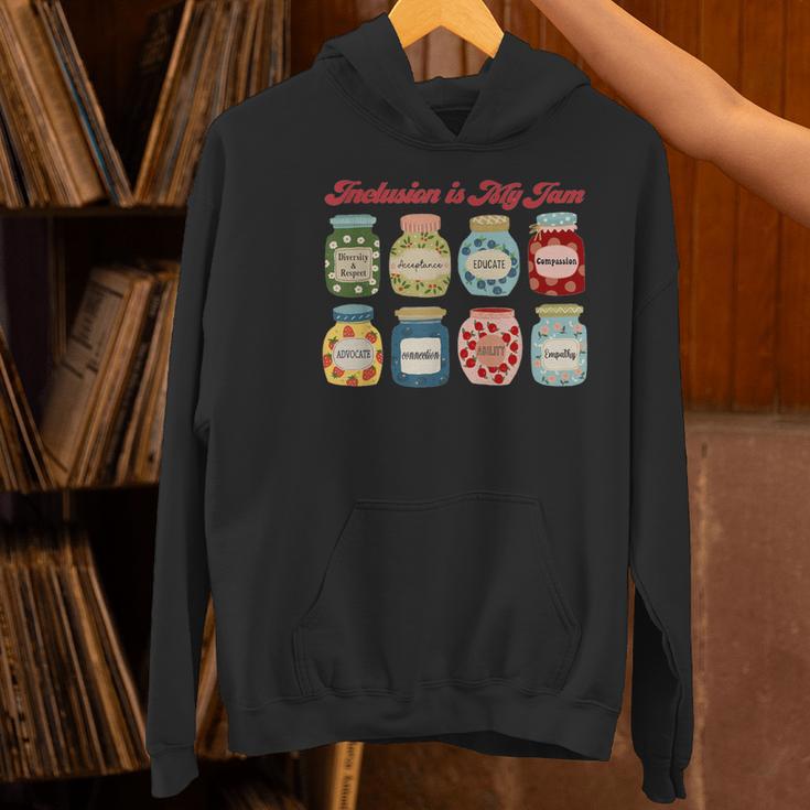 Inclusion Is My Jam Special Education Teacher Autism Women's Hoodie, gift for family, gift for coworker