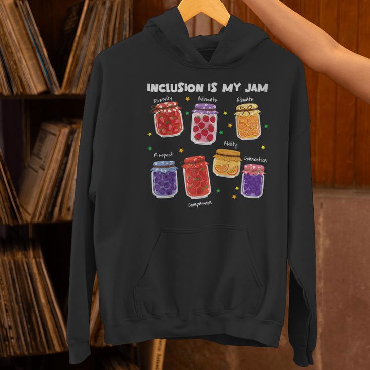 Inclusion Is My Jam Special Education Teacher Para Autism Women's Hoodie, gift for family, gift for coworker Inclusion Is My Jam Special Education Teacher Para Autism Women's Hoodie, gift for family, gift for coworker