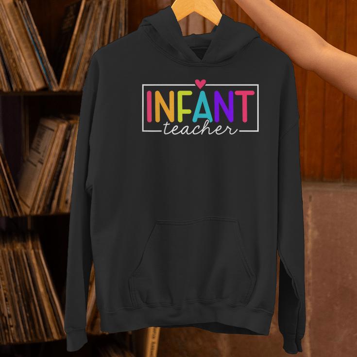 Infant Teacher Daycare Provider Childcare Teacher Women's Hoodie, gift for family, gift for coworker Infant Teacher Daycare Provider Childcare Teacher Women's Hoodie, gift for family, gift for coworker