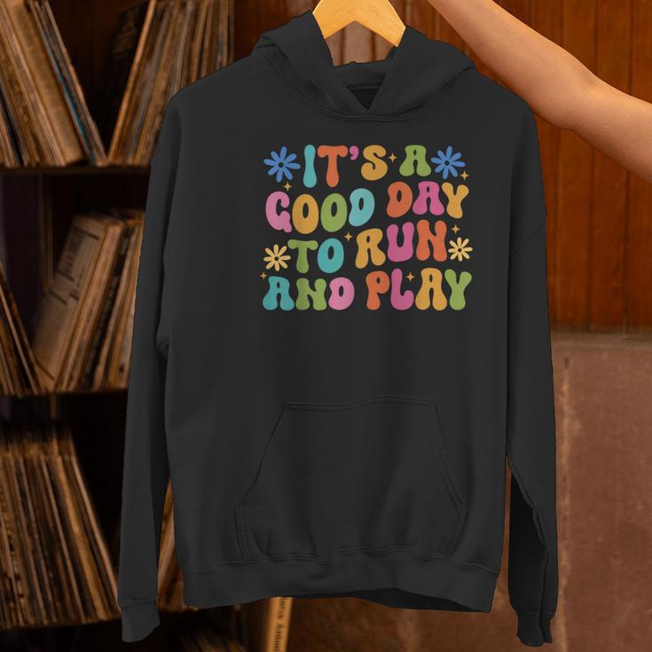 Its A Good Day To Run And Play PE Teacher Physical Education Women's Hoodie, Pe Teacher Hoodies, gift for family, gift for coworker Its A Good Day To Run And Play PE Teacher Physical Education Women's Hoodie, Pe Teacher Hoodies, gift for family, gift for coworker