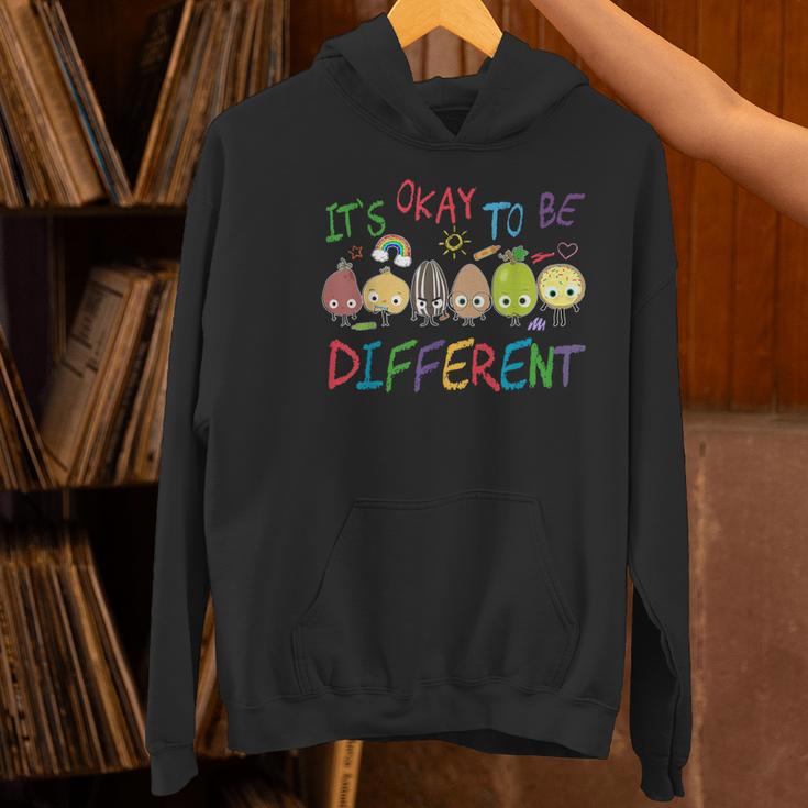 It's Ok To Be Different Apple Teacher Autism Awareness Women's Hoodie, gift for family, gift for coworker It's Ok To Be Different Apple Teacher Autism Awareness Women's Hoodie, gift for family, gift for coworker