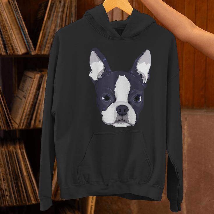 Kids Boston Terrier Dog For Women And Girls Women's Hoodie, gift for family, gift for coworker