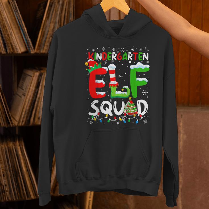 Kindergarten ELF Squad Christmas ELF Student Teacher Men Women Kids Women's Hoodie, gift for family, gift for coworker