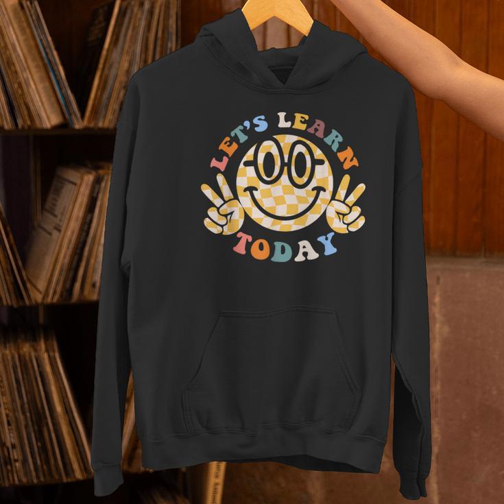 Let's Learn Today First Day Of School For Teacher Student Women's Hoodie, gift for family, gift for coworker