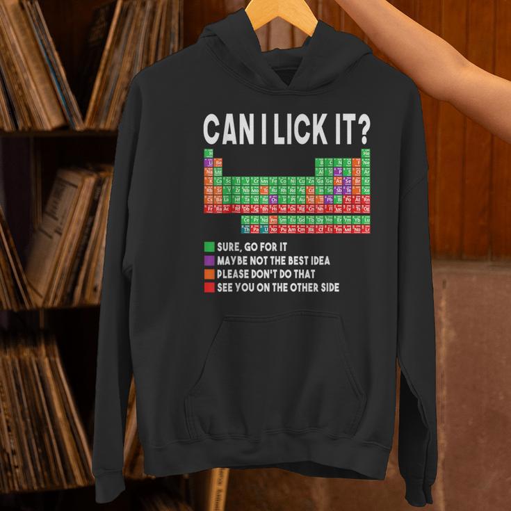 Can I Lick It Periodic Table Science Teacher Boy And Girls Women's Hoodie, Science Teacher Hoodies, gift for family, gift for coworker