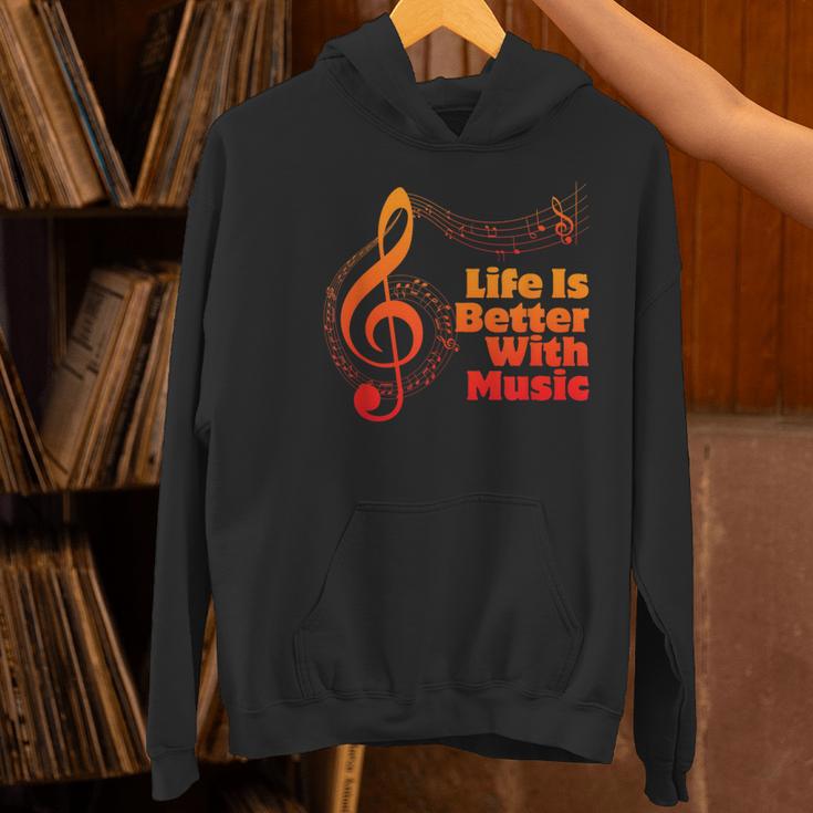 Life Is Better With Music Theory Musician Teacher Notes Clef Women's Hoodie, gift for family, gift for coworker Life Is Better With Music Theory Musician Teacher Notes Clef Women's Hoodie, gift for family, gift for coworker