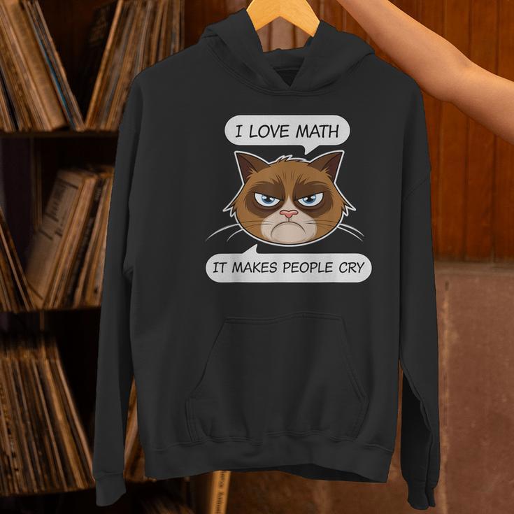 I Love Math It Makes People Cry Math Teacher Women's Hoodie, gift for family, gift for coworker I Love Math It Makes People Cry Math Teacher Women's Hoodie, gift for family, gift for coworker