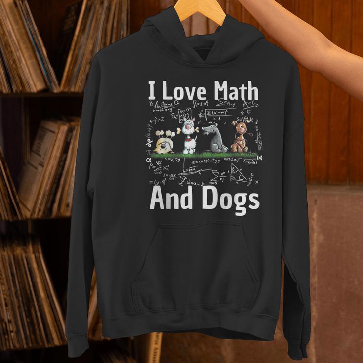 I Love Maths And Dogs Puppy Dog Lover Teacher Student Women's Hoodie, gift for family, gift for coworker I Love Maths And Dogs Puppy Dog Lover Teacher Student Women's Hoodie, gift for family, gift for coworker