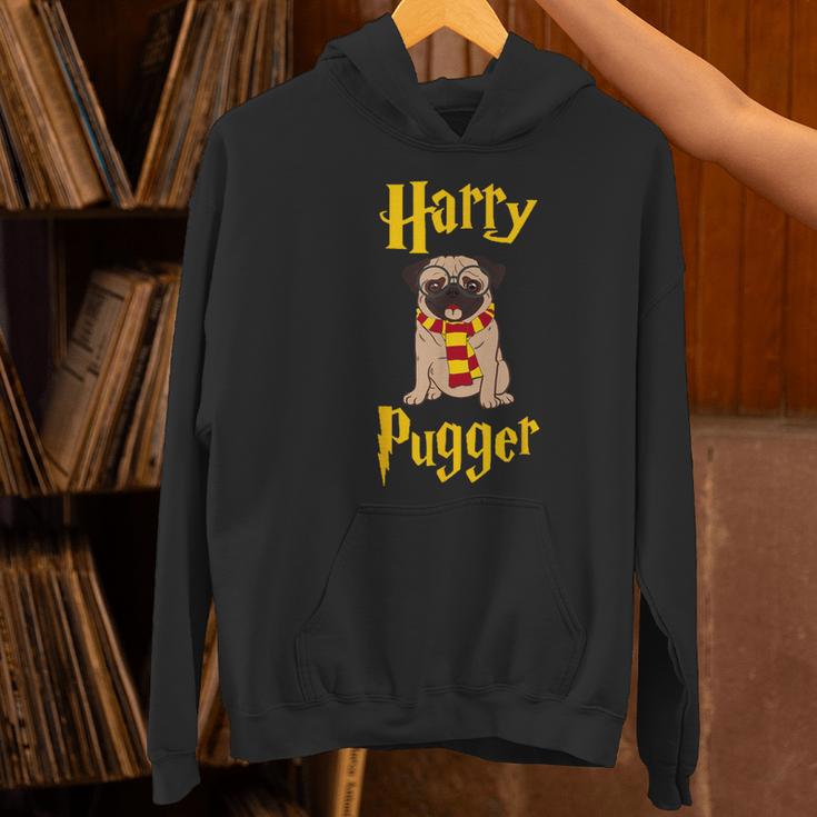 Lovely Harry Pugger Pug Women's Hoodie, gift for family, gift for coworker