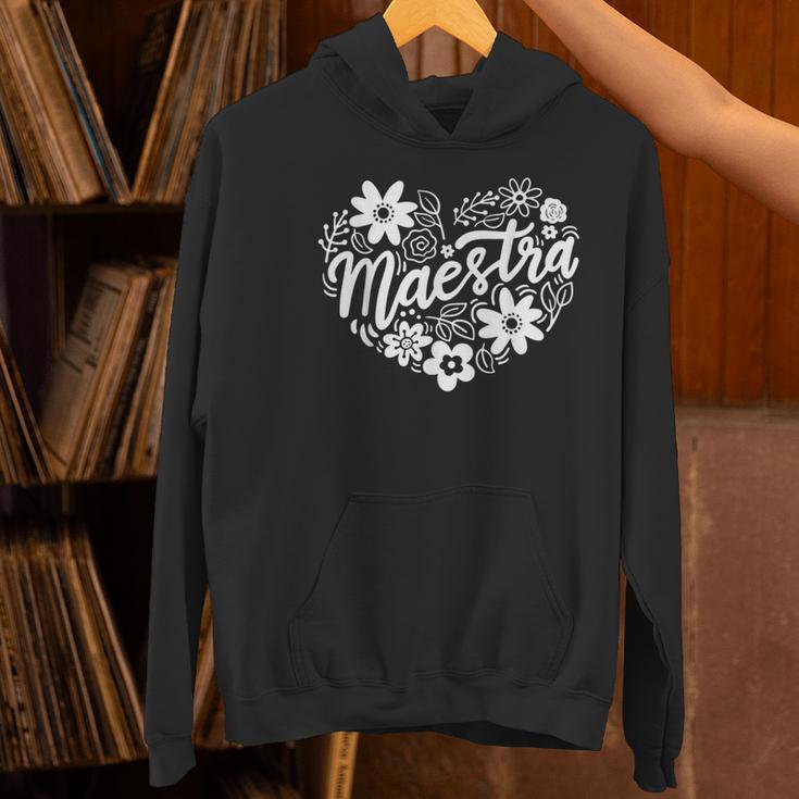 Maestra Spanish Teacher Women's Hoodie, gift for family, gift for coworker Maestra Spanish Teacher Women's Hoodie, gift for family, gift for coworker