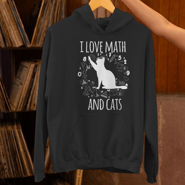 Math Nerd Math Teacher Cat Lover I Love Math And Cats Women's Hoodie, gift for family, gift for coworker Math Nerd Math Teacher Cat Lover I Love Math And Cats Women's Hoodie, gift for family, gift for coworker