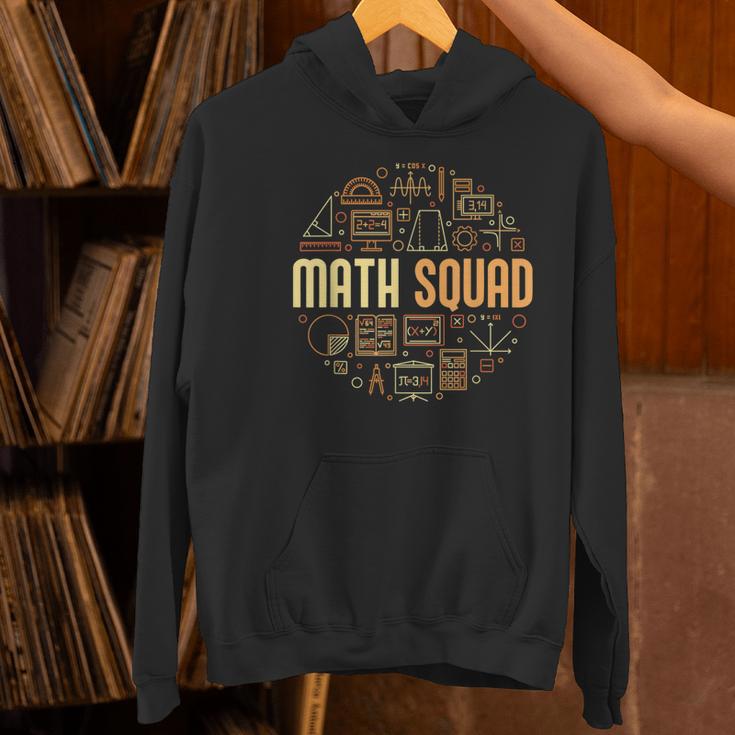 Math Squad For Teacher Or Student Mathematics Men Women Kids Women's Hoodie, gift for family, gift for coworker Math Squad For Teacher Or Student Mathematics Men Women Kids Women's Hoodie, gift for family, gift for coworker