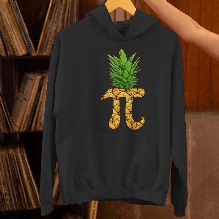 Math Teacher Hawaiian Shirts Pineapple Pi Day Symbol Women's Hoodie, gift for family, gift for coworker