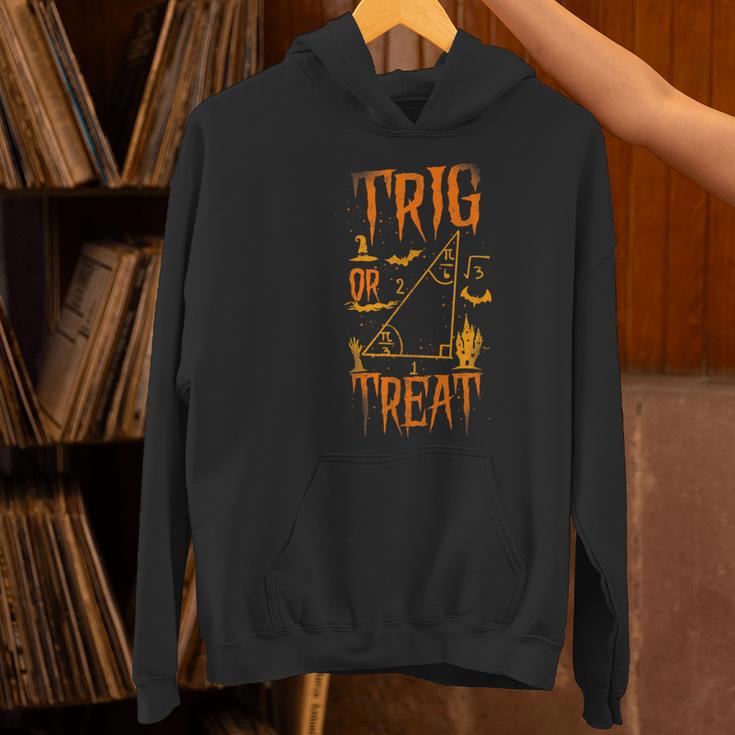 Math Teacher Nerd Student Halloween Trig Or Treat Women's Hoodie, gift for family, gift for coworker Math Teacher Nerd Student Halloween Trig Or Treat Women's Hoodie, gift for family, gift for coworker