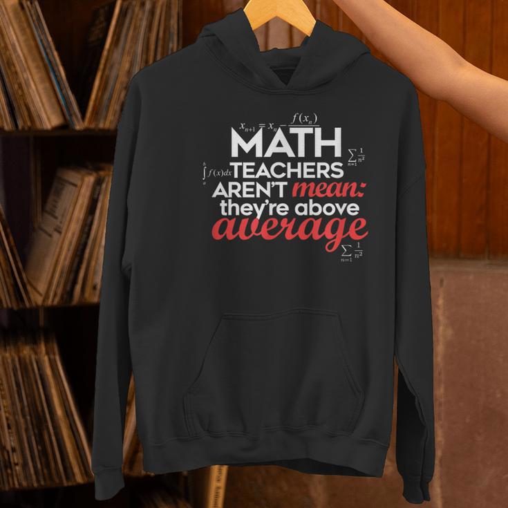 Math Teachers Aren't Mean Women's Hoodie, gift for family, gift for coworker Math Teachers Aren't Mean Women's Hoodie, gift for family, gift for coworker