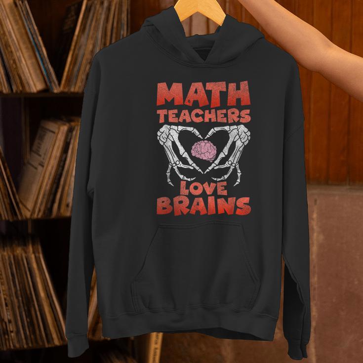 Math Teachers Love Brains Scary Halloween Men Women Women's Hoodie, gift for family, gift for coworker Math Teachers Love Brains Scary Halloween Men Women Women's Hoodie, gift for family, gift for coworker