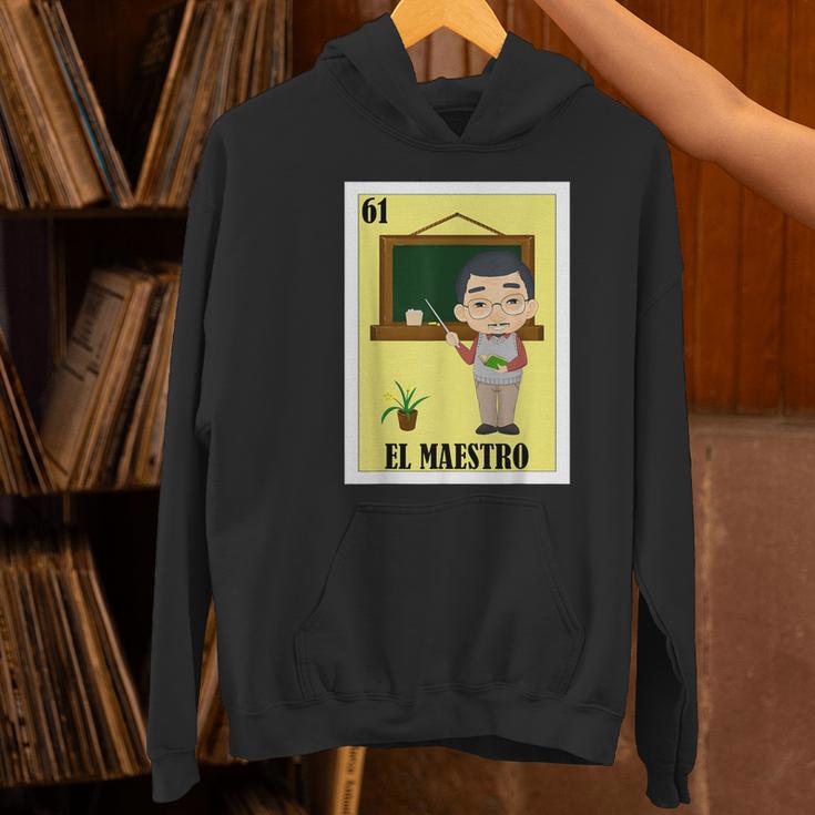 Mexican For Teachers El Maestro Women's Hoodie, gift for family, gift for coworker Mexican For Teachers El Maestro Women's Hoodie, gift for family, gift for coworker