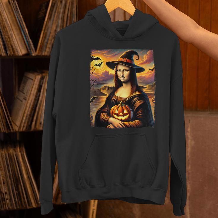 Mona Lisa Pumpkin Halloween Art Teacher Witchy Women Kids Women's Hoodie, gift for family, gift for coworker Mona Lisa Pumpkin Halloween Art Teacher Witchy Women Kids Women's Hoodie, gift for family, gift for coworker