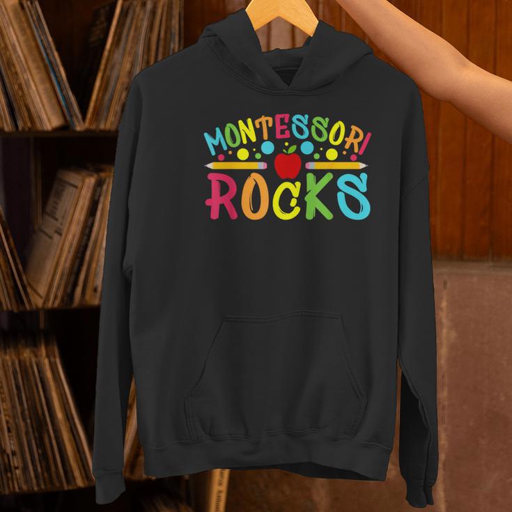 Montessori Rocks Montessori Teacher Back To School Women's Hoodie, gift for family, gift for coworker