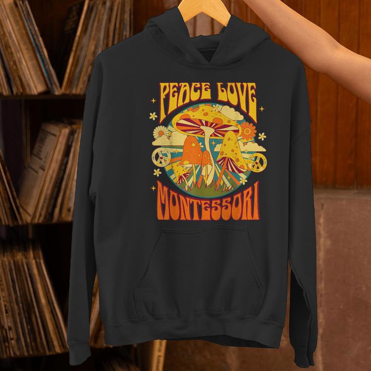 Montessori School Montessori Teacher Peace Love Montessori For Men Women Women's Hoodie, gift for family, gift for coworker Montessori School Montessori Teacher Peace Love Montessori For Men Women Women's Hoodie, gift for family, gift for coworker