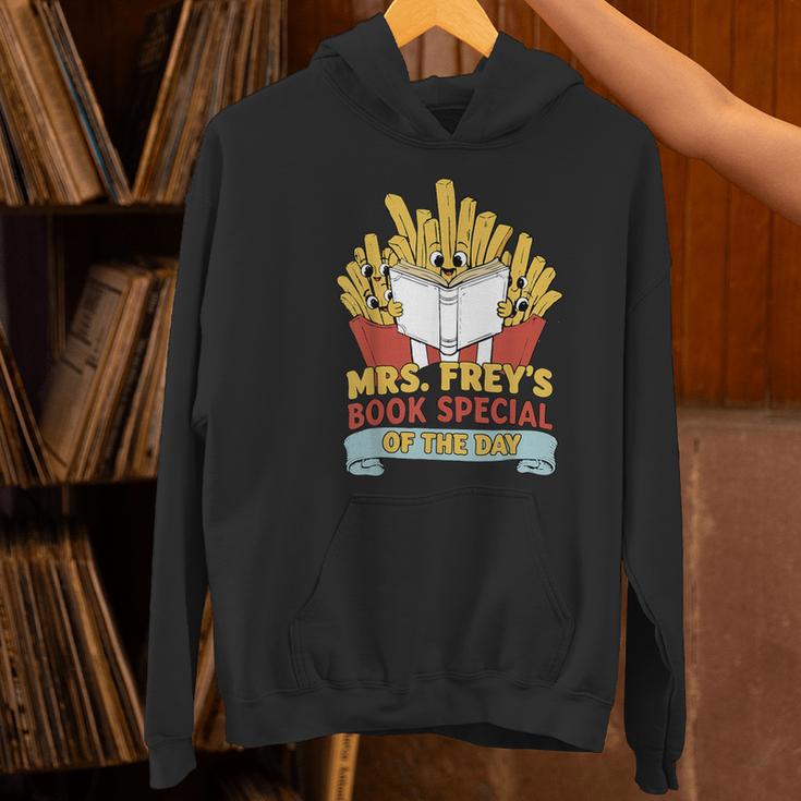 Mrs Frey Book Special Reading Elementary Teacher Women's Hoodie, gift for family, gift for coworker Mrs Frey Book Special Reading Elementary Teacher Women's Hoodie, gift for family, gift for coworker