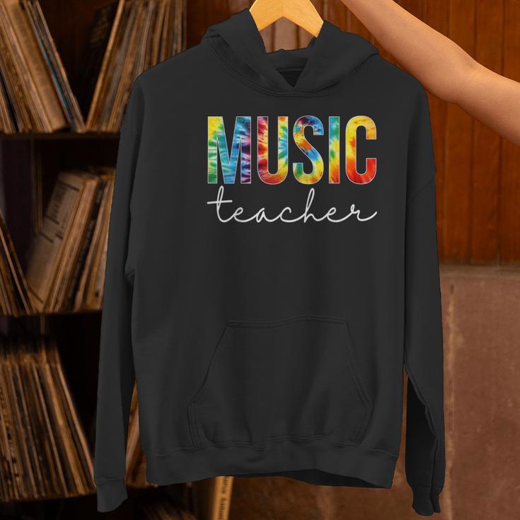 Music Teacher Tie Dye Appreciation Day Hello Back To School Men Women Women's Hoodie, gift for family, gift for coworker Music Teacher Tie Dye Appreciation Day Hello Back To School Men Women Women's Hoodie, gift for family, gift for coworker