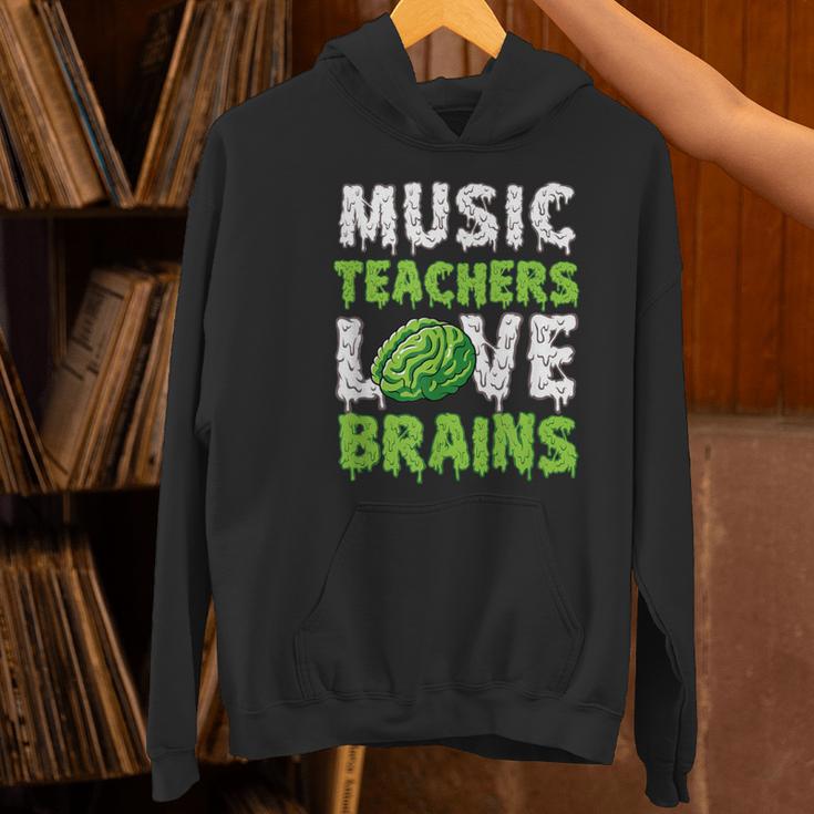 Music Teachers Love Brains Cute Teaching Halloween Women's Hoodie, gift for family, gift for coworker Music Teachers Love Brains Cute Teaching Halloween Women's Hoodie, gift for family, gift for coworker