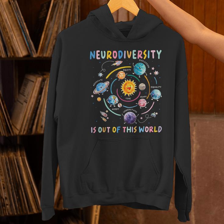 Neurodiversity Is Out Of This World Space Autism Teacher Women's Hoodie, gift for family, gift for coworker Neurodiversity Is Out Of This World Space Autism Teacher Women's Hoodie, gift for family, gift for coworker