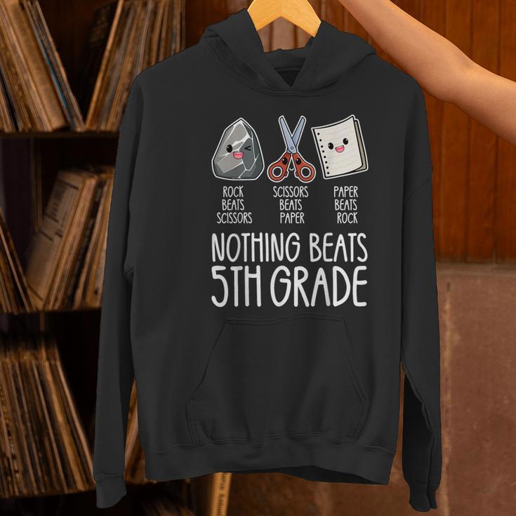 Nothing Beats 5th Grade Back To School Kids Teachers Women's Hoodie, gift for family, gift for coworker
