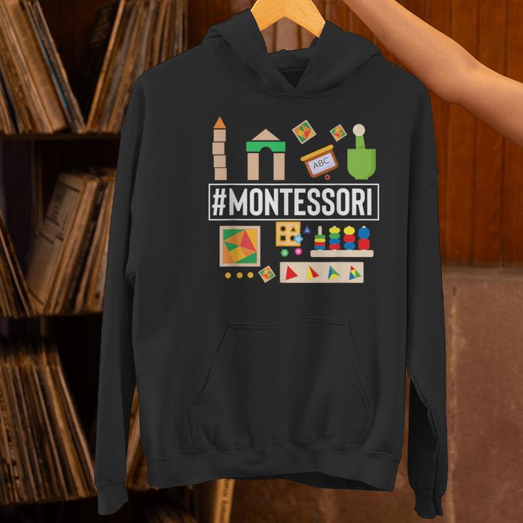 Novelty Montessori Studying Learning Schooling Teacher Love For Men Women Women's Hoodie, gift for family, gift for coworker Novelty Montessori Studying Learning Schooling Teacher Love For Men Women Women's Hoodie, gift for family, gift for coworker