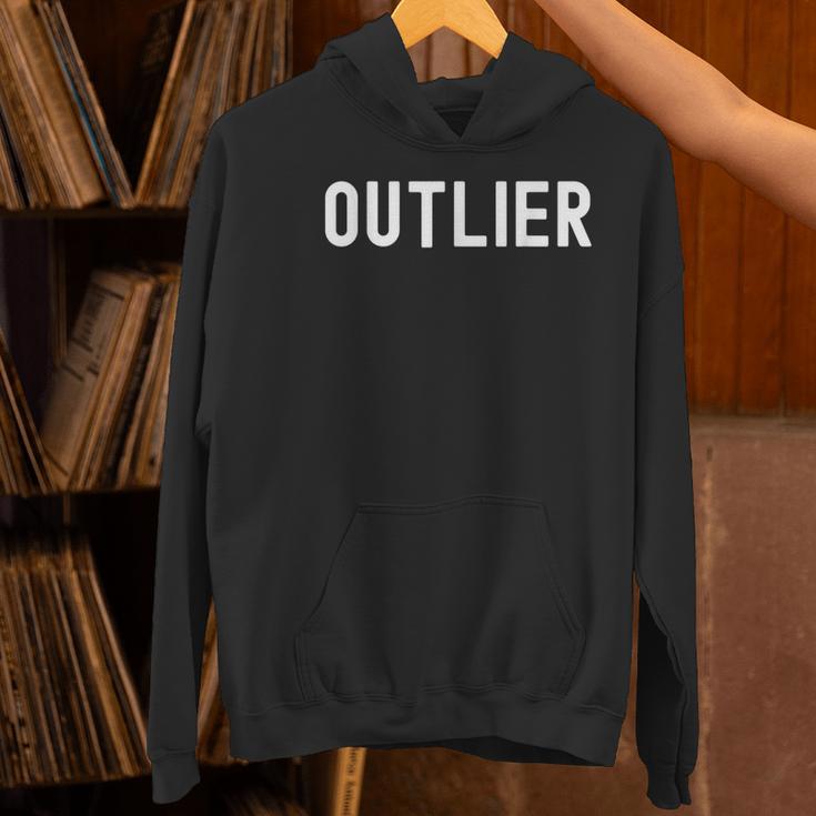 Outlier Statistics Teacher Statistics Data Science Men Women Kids Women's Hoodie, Science Teacher Hoodies, gift for family, gift for coworker