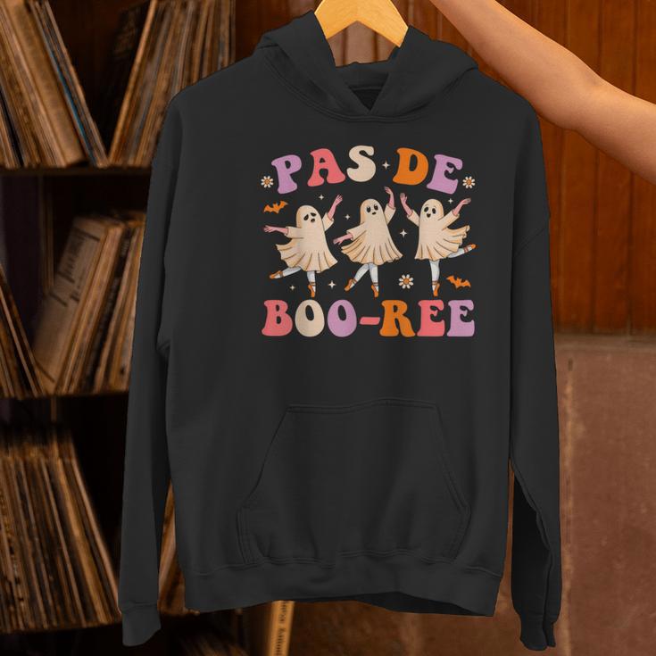 Pas De BOO-Rée Ballet Ghost Dancer Dance Teacher Halloween Women's Hoodie, gift for family, gift for coworker Pas De BOO-Rée Ballet Ghost Dancer Dance Teacher Halloween Women's Hoodie, gift for family, gift for coworker