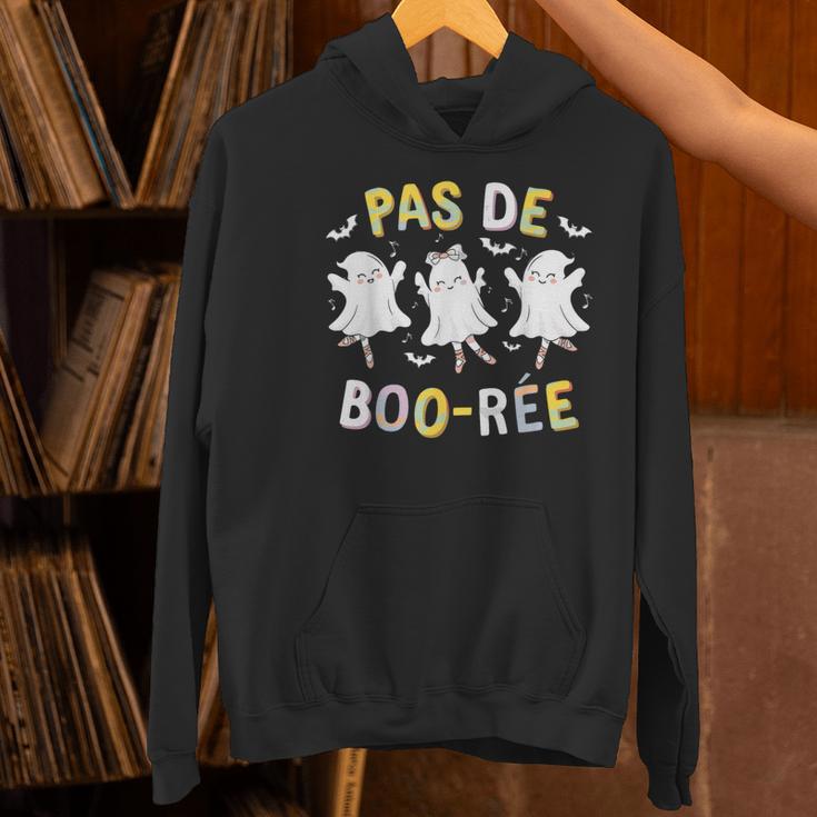 Pas De BOO-Rée Ghost Ballet Dancer Halloween Dance Teacher Women's Hoodie, gift for family, gift for coworker Pas De BOO-Rée Ghost Ballet Dancer Halloween Dance Teacher Women's Hoodie, gift for family, gift for coworker