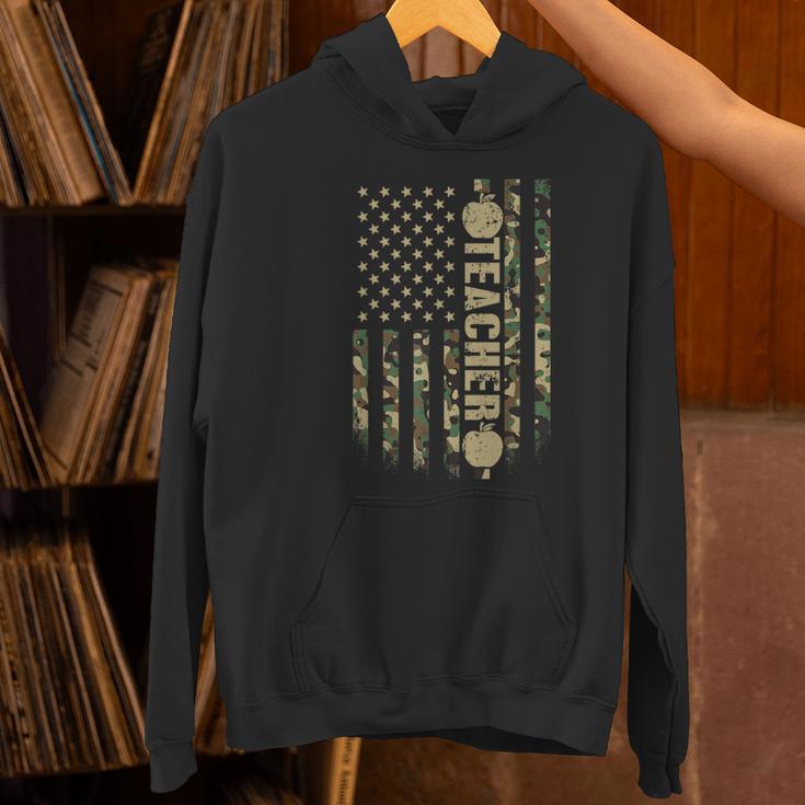 Patriotic Teacher American Flag Camouflage 4th Of July Camo Women's Hoodie, gift for family, gift for coworker Patriotic Teacher American Flag Camouflage 4th Of July Camo Women's Hoodie, gift for family, gift for coworker