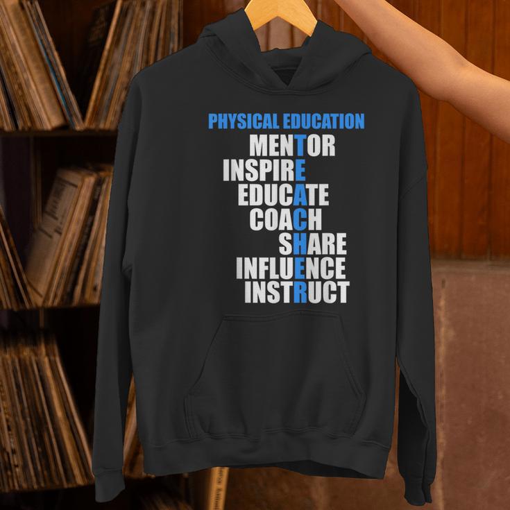PE Physical Education Teacher For PE Teacher Women's Hoodie, Pe Teacher Hoodies, gift for family, gift for coworker