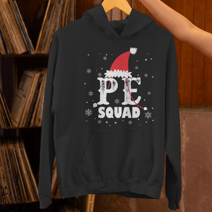 PE Squad Christmas PE Teacher Matching Xmas Women's Hoodie, Pe Teacher Hoodies, gift for family, gift for coworker PE Squad Christmas PE Teacher Matching Xmas Women's Hoodie, Pe Teacher Hoodies, gift for family, gift for coworker