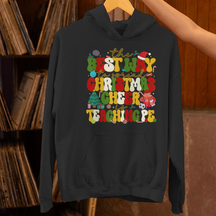 PE Teacher Christmas Holiday Women's Hoodie, Pe Teacher Hoodies, gift for family, gift for coworker